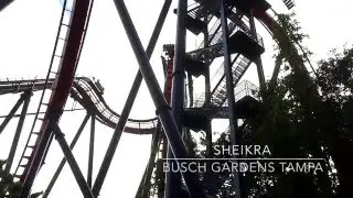 SheiKra Dive Coaster Slo-Mo from Busch Gardens Tampa