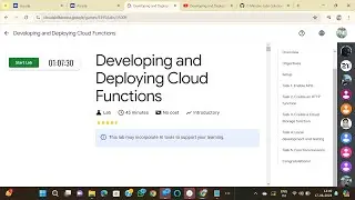 Developing and Deploying Cloud Functions 