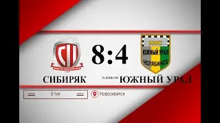 Сибиряк - Южный Урал 8:4