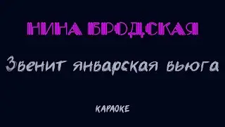 Нина Бродская - Звенит январская вьюга (караоке)
