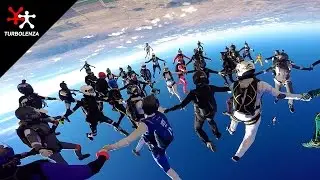 TURBOLENZA: 65 bad ass chicks in Vertical Skydiving World Record