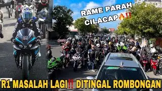 YAMAHA R1 SUNMORI CILACAP‼️ LEFT BY FRIENDS BECAUSE OF PROBLEMS WITH YAMAHA R1