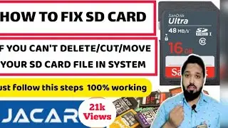 How To Fix SD CARD/When Your File CAN'T DELETE CUT MOVE let's Fix it💯%👍