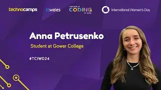 Anna Petrusenko at Technocamps International Women's Day Event 2024