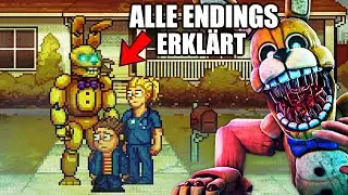 FNAF Into the Pit - ALLE ENDINGS