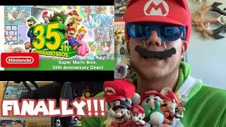 Super Mario Bros 35th Anniversary Direct REACTION