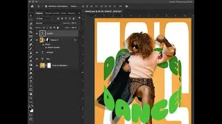 Affiche retro années 70s avec Photoshop