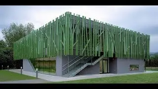 Сборно-монолитное каркасное здание (СМК) в ArchiCad. Сетка осей, колонн в ArchiCad