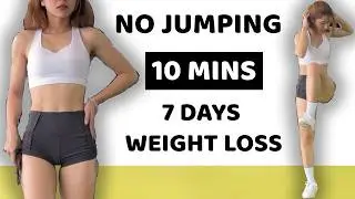5 MIN STANDING  (No Jumping ) WORKOUT To Burn Belly Fat | 7 Days Weight Loss ( 2 Round )