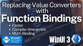 WinUI 3 Function Bindings | WinAppSDK | XAML | UWP | WPF | .NET