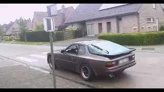 porsche 944 oldtimer 163HP flyby engine sound
