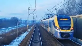 🛤️ [Rearview] TLK Rozewie na wyremontowanym odcinku Trzebinia - Kraków Główny