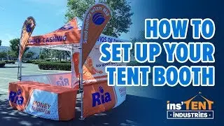 Ins'TenT Tutorial: How to set up your pop up tent booth