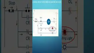 دائرة تحكم & حمايه لموتور يعمل في اتجاة واحد -  Motor Control in PLC  Part(1)
