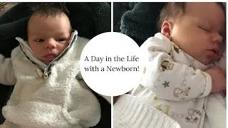 DAY IN THE LIFE WITH A NEWBORN BABY | MOMMY VLOG!