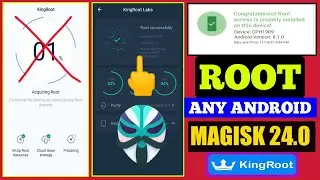 Rooting Android Magisk Manger With Kingroot Method (2022) Android 11 10 9  Fix Kingroot Failed No Pc