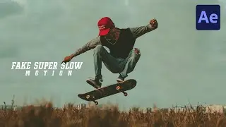 Fake super slow motion with single image l After effects tutorial 2021