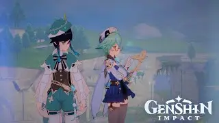 Playing a song for Venti - Ballads of the breeze - Genshin Impact