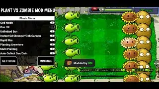 PLANTS VS ZOMBIE MOD MENU APK NO PW