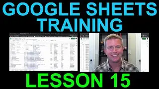 Google Sheets Training Lesson 15 Tips and Tricks Auto Adjust Column Widths Freeze Rows More Tutorial