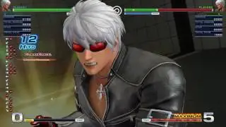 [KOFXIV] K' - 861 damage 5-bar corner anchor combo