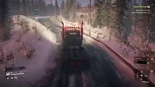 Snowrunner Testing the Freightliner (cargo delivery coiled wire)