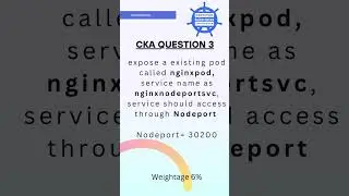 #shorts  CKA question 3 #cka #kubernetes