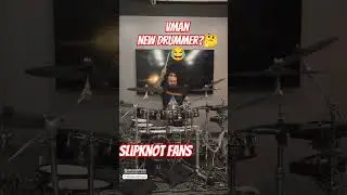 Slipknot vman new drummer?🤔😂 Funny moment