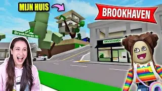 VOOR DE EERSTE KEER BROOKHAVEN SPELEN OP ROBLOX! || Let's Play Wednesday