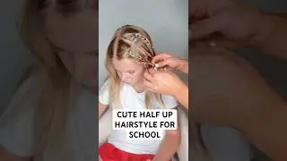 CUTE HALF UP HAIRSTYLE | Audrey and Victoria #hairstyle #hairtutorial