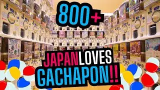 Japan Gachapon Capsule Toy Adventure! 800+ Gacha In Fukushima