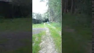 бег с парашютом! Time Lapse