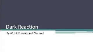Chapter - 1|Life processes| Dark reaction in Garo language| Class 10 biology MBOSE