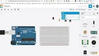 How to Learn AND Logic Gates, Two Buttons power an LED Light, TinkerCAD, Ardunio, Microcontroller