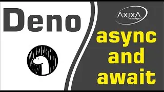 async and await in Typescript using Deno js tutorial