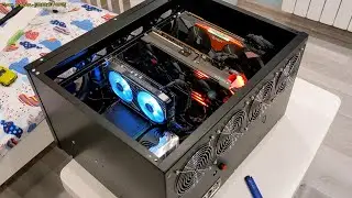 Сборка майнинг фермы. MSI B450-a pro max. Rx 6800XT Red Devil