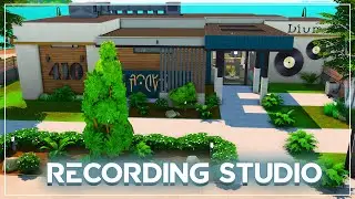 I built a Recording Studio in The Sims 4🎙️Golden Records Recording Studio