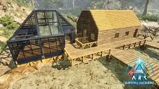 Expanding The Base With My New Greenhouse! - Ark Survival Ascended - Episode 6!