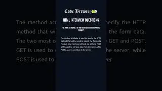 42. What is the role of the method attribute in HTML forms?