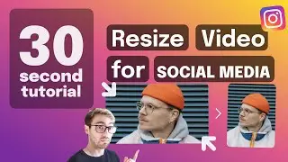 The Easiest Way to Resize Video for Instagram | In Under 30 Seconds | Type Studio 