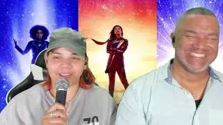 THE MARVELS TRAILER REACTION WITH JULS #reaction #themarvels #marvel #mcu