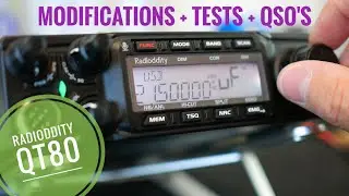 Radioddity QT80 Transceiver:  REVIEW + MODIFICATIONS + TESTS