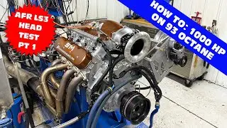 1000-HP PUMP GAS LS3-MAX TIMING UNDER BOOST? STEVE MORRIS VORTECH AFR HEAD TESTING (NA & SC) PT 1