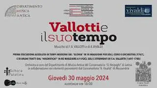 VALLOTTI E IL SUO TEMPO 30-05-2024