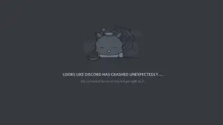 discord has crashed unexpectedly