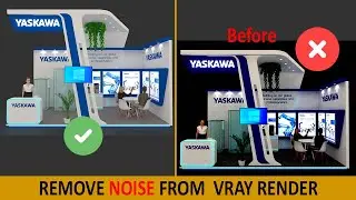 REMOVE NOISE IN 3DS MAX VRAY 