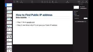 How to find Public IP Address
