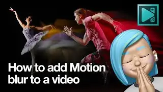 How to add motion blur effect to a video (and keep the moving object in focus)