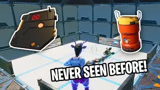 How to use a BUTTON to Explode the Explosive Device in Fortnite Creative! (Never seen before)