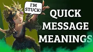 What Do These Quick Chat Messages Mean In Identity V?! 